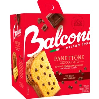 Balconi Panetone Clássico com Pepitas embalagem 500 g