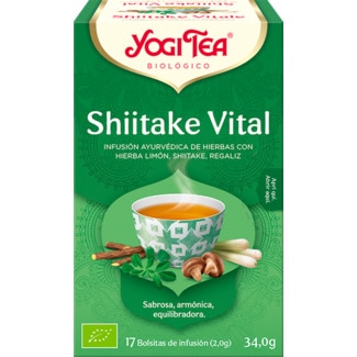 Yogi Chá Bio Shitake Vital embalagem 17 unidades