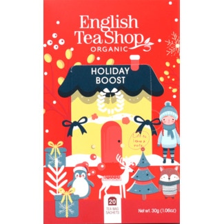 English Teashop Chá Coleção de Natal Holiday Boost embalagem 20 unidades