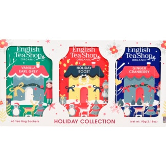 English Teashop Chá Coleção de Natal Holiday Collect embalagem 60 unidades