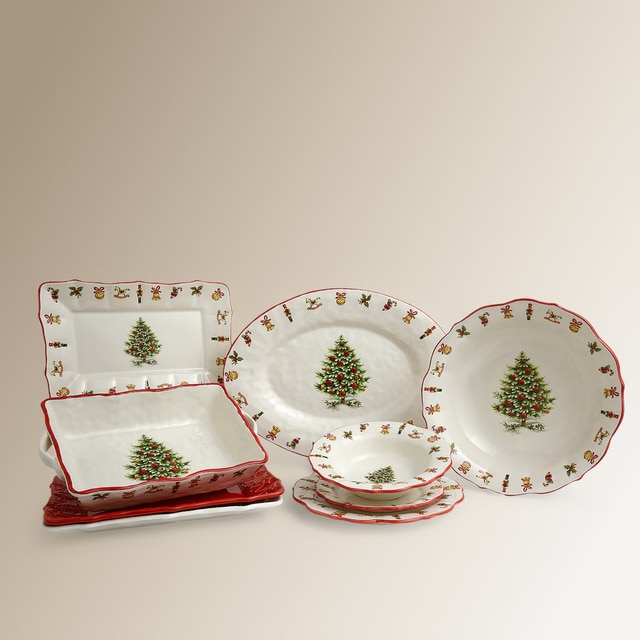 Vajilla por piezas Natale Navidad El Corte Inglés