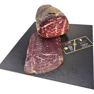 Selectiun Pasión black Angus cecina cured meat