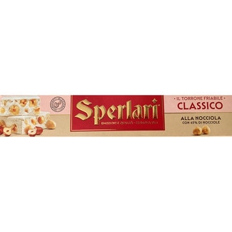 SPERLARI turrón duro con avellanas 45% tableta 150 g