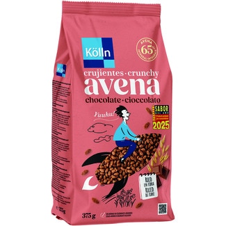 KOLLN copos de avena crujientes con chocolate Paket 375 g