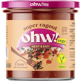 OHW VEGY Ragout vegano sin gluten y sin lactosa flask 280 g