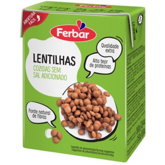Ferbar Lentilhas embalagem 380 g