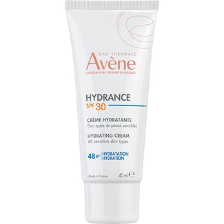 EAU THERMALE AVENE crema hidratante Hydrance SPF 30 previene el fotoenvejecimiento para todo tipo de pieles tubo 40 ml