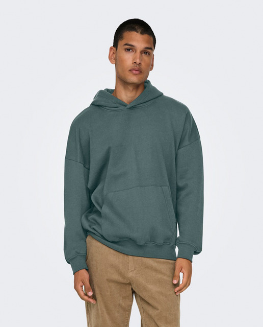 Only & Sons - Sudadera de hombre estilo hoodie loose fit..
