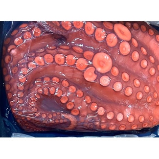 Meio Polvo Cozido Pasteurizado em Vácuo  Peso Aproximado unidade 1,5 kg