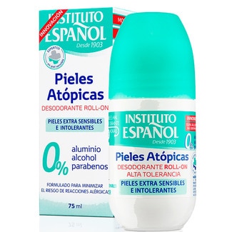 Instituto Español Desodorizante Roll-On Peles Atópicas, Peles Extra Sensiveis e Intolerantes embalagem 75 ml
