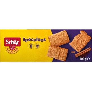 SCHAR galletas spéculoos sin gluten sin lactosa envase 100 g
