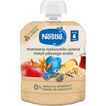 apple, peach and oat 0% added sugar bag 90 g from 6 months
