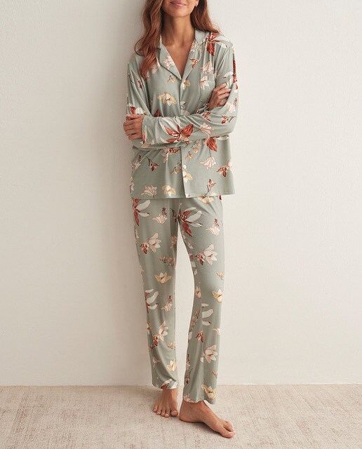 Pijama de mujer camisero