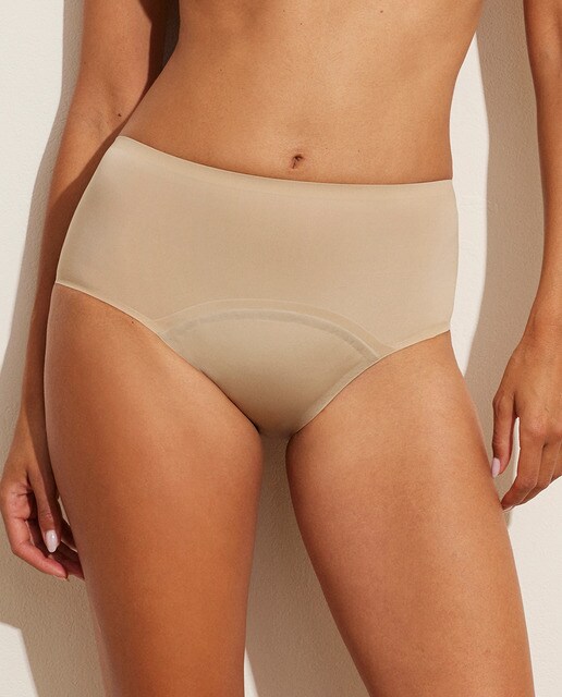 Braga menstrual de corte alto
