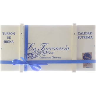 LA TURRONERIA turrón de Jijona Calidad Suprema elaboración artesana tableta 300 g