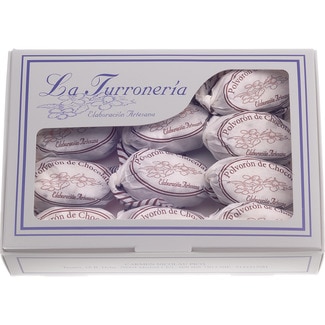 LA TURRONERIA Polvorón Gebäck aus Mandeln und Schokolade nach Hausmacherart Karton 150 g