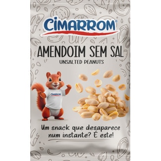 Cimarrom Amendoins sem Sal embalagem 150 g