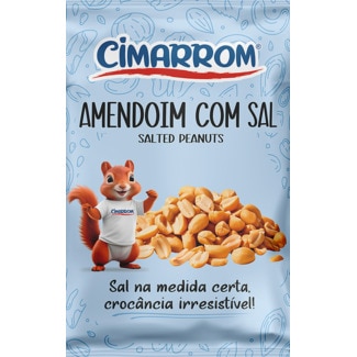 Cimarrom Amendoins com Sal embalagem 150 g