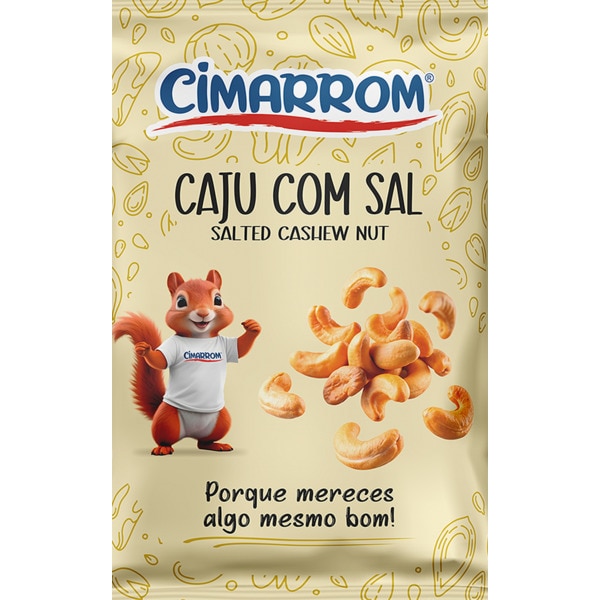 Caju com Sal embalagem 150 g