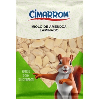 Cimarrom Miolo de Amêndoa Laminado embalagem 100 g