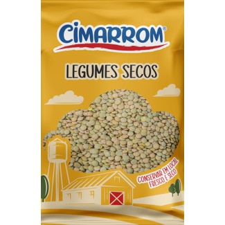 Cimarrom Lentilhas Verdes Secas embalagem 350 g