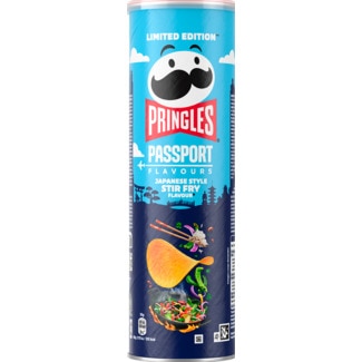 Pringles Aperitivo Batatas Japonêsas embalagem 165 g