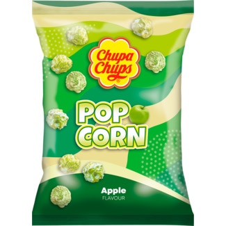 Chupa Chups Pipocas Doces sabor Maçã embalagem 90 g