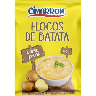 Cimarrom Flocos de Batata para Puré embalagem 400 g
