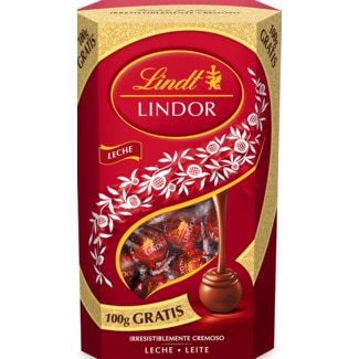 Lindt Bombons de Chocolate de Leite Lindor embalagem 600 g
