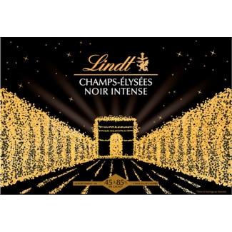 Lindt Bombons Noir Champs Elysees embalagem 395 g