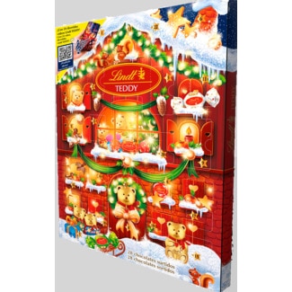 Lindt Calendário de Natal Urso embalagem 170 g