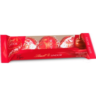 Lindt Bombons Trio Lindor embalagem 37 g