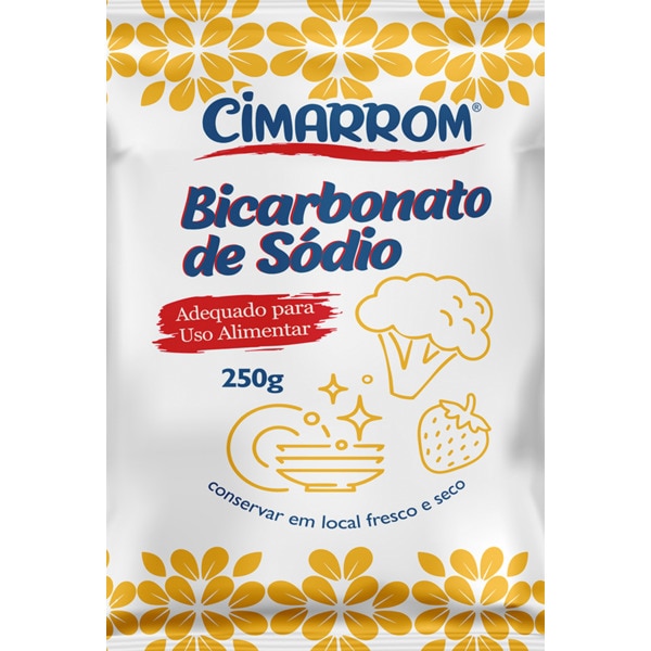 Bicarbonato de Sódio embalagem 250 g