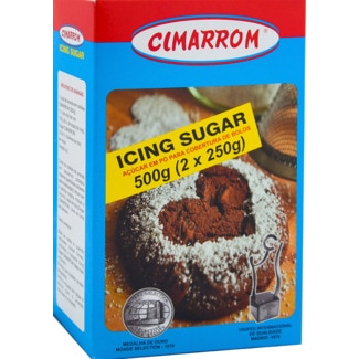 Cimarrom Açúcar em Pó para Cobertura embalagem 500 g