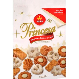 Vieira Bolachas Sortidas Princesa embalagem 200 g
