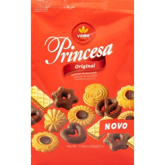 Vieira Bolachas Sortidas Princesa embalagem 200 g