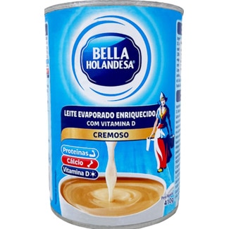 Bella Holandesa Leite Evaporado embalagem 410 g