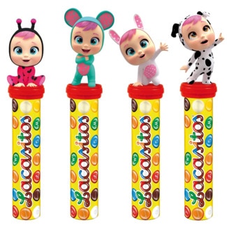 Lacasitos Chocolate Toy Cry Babies embalagem 20 g