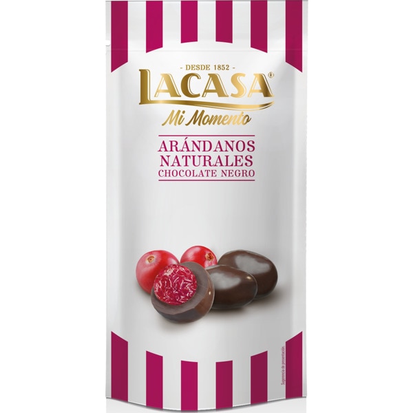 Mirtilos Cobertos com Chocolate Negro embalagem 60 g