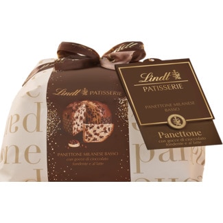 Lindt Panettone Duplo de Chocolate embalagem 1000 g