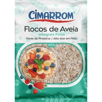 Cimarrom Flocos de Aveia embalagem 400 g
