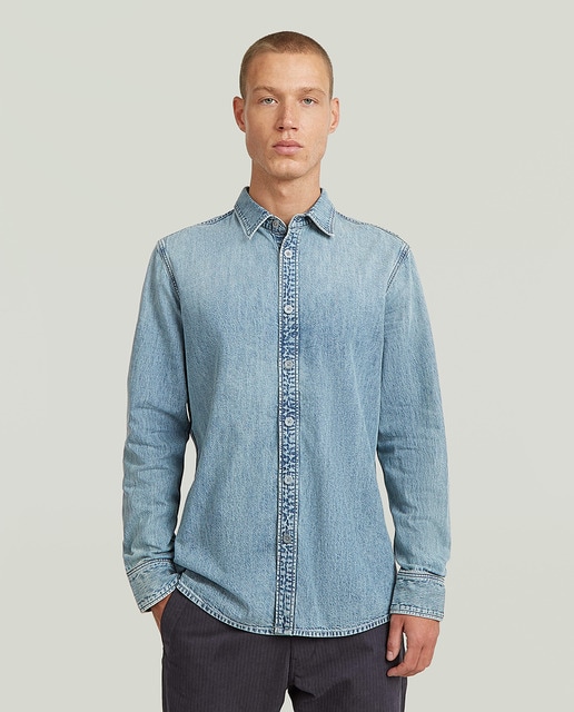 G-Star - Camisa Slim de hombre corte ajustado.