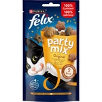 Party Mix cat snacks with chicken, liver and turkey flavour packet 60 g