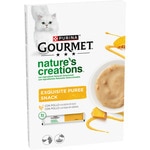 Nature's Creations Snacks für ausgewachsene Katzen Exquisite Puree mit Huhn 5 Behälter 10 g
