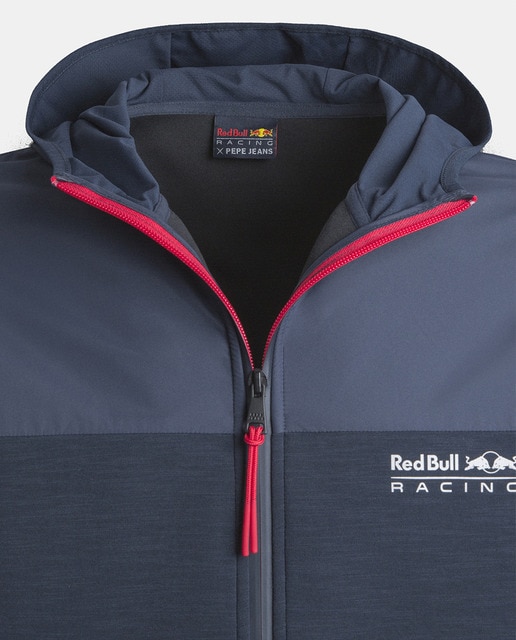 Sudadera con capucha de hombre algodón-poliéster paneles de microfibra