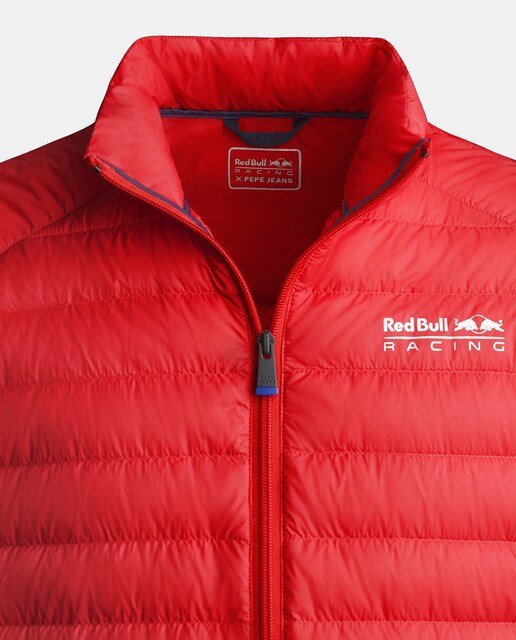 Chaqueta de hombre nailon ligero paneles acolchados