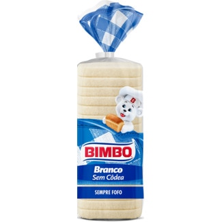 Bimbo Pão de Forma sem Côdea embalagem 650 g