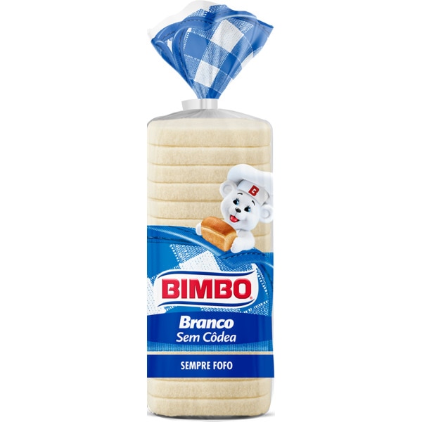 Pão de Forma sem Côdea embalagem 650 g