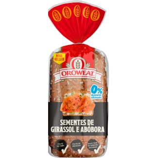 Oroweat Pão Integral Sementes de Girassol e Abóbora embalagem 550 g