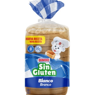 Bimbo Pão Branco sem Glúten embalagem 375 g